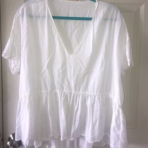 Zara Peplum Blouse